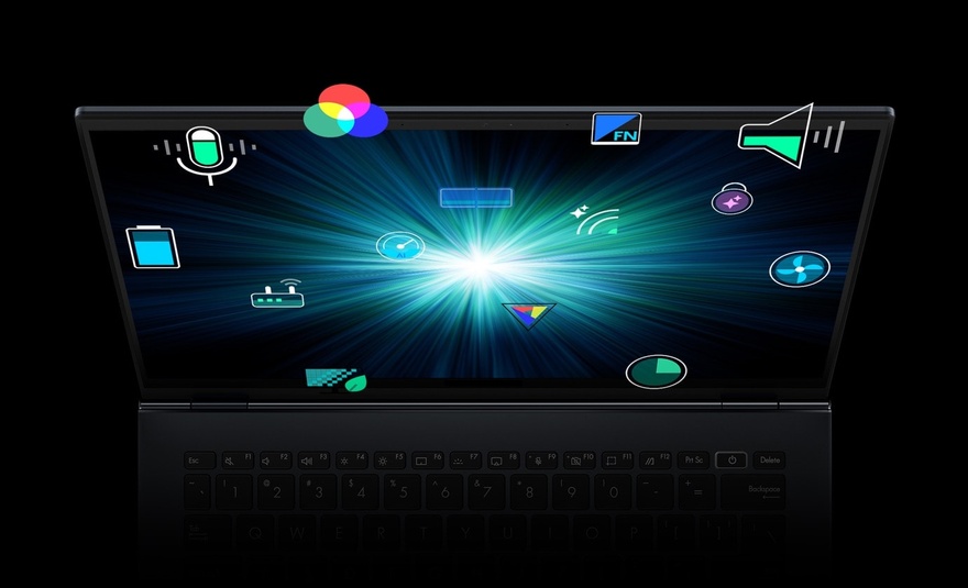 id.1795 - Laptop ASUS Vivobook Go 15 15.6" FHD | Ryzen 3 7320U | 8GB LPDDR5 | 512GB SSD | Mouse Incluido