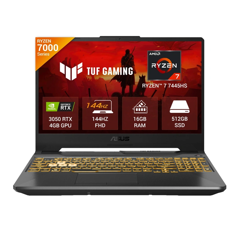 id.1812 - Laptop ASUS TUF Gaming A15 15.6" FHD 144Hz | AMD Ryzen 7 7435HS | 16GB RAM | 512GB SSD | RTX 3050 4GB