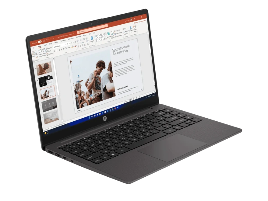 id.1794 - Laptop HP 245 G10 14.0" HD | AMD Ryzen 3 7330U | 8GB RAM | 512GB NVMe SSD | Wi-Fi 6 & BT 5.3 | Teclado Español - Plateado Ceniza Oscuro