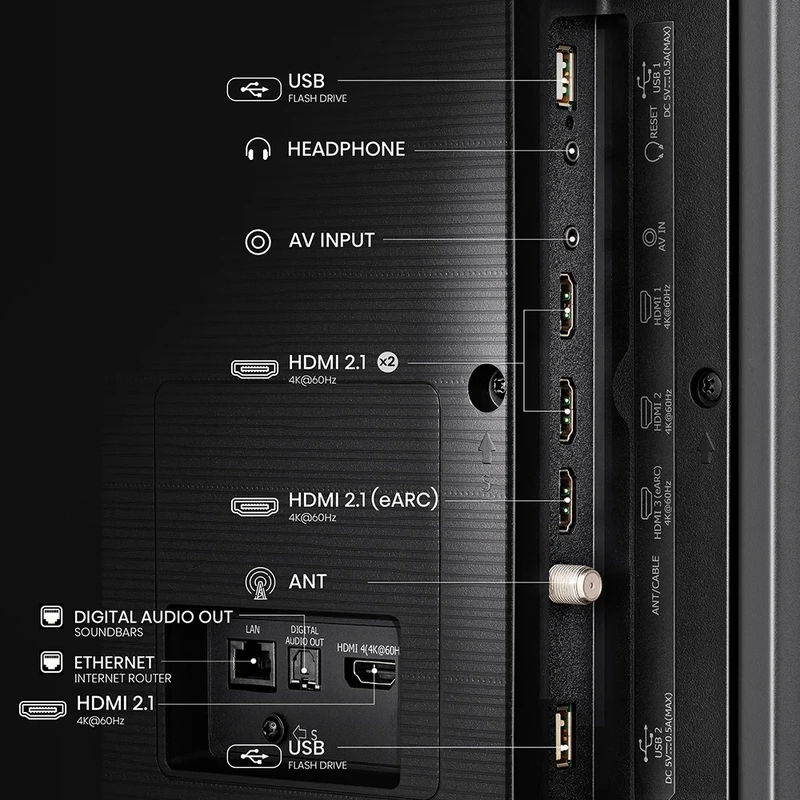 id.132 - Televisor Hisense 55" QLED 4K Dolby Atmos