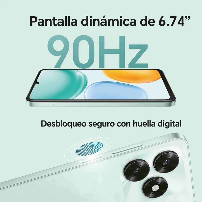 id-354 - Honor X5c Plus 256GB | Pantalla 90Hz y Batería 5260 mAh | Azul