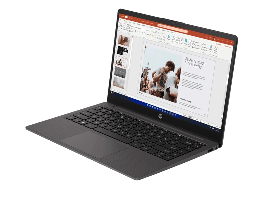 id.1794 - Laptop HP 245 G10 14.0" HD | AMD Ryzen 3 7330U | 8GB RAM | 512GB NVMe SSD | Wi-Fi 6 & BT 5.3 | Teclado Español - Plateado Ceniza Oscuro