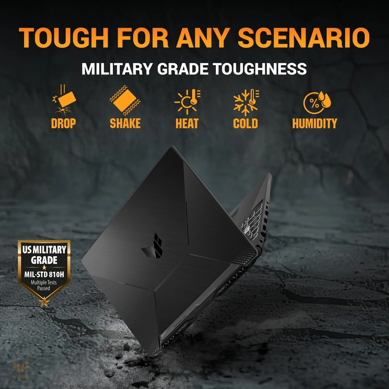 id.1812 - Laptop ASUS TUF Gaming A15 15.6" FHD 144Hz | AMD Ryzen 7 7435HS | 16GB RAM | 512GB SSD | RTX 3050 4GB