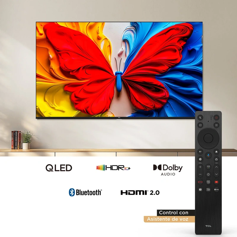 id.115 - Televisor TCL 43" QLED FHD Metálico