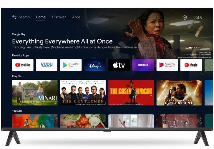 id.108 - Smart TV RCA 75" 4K Google TV 75UHDRC