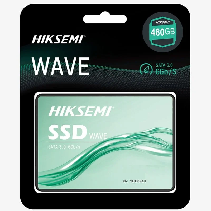 id.509 - SSD Hiksemi 480GB Wave(S) 2.5" SATA III | Lectura 550MB/s - Escritura 470MB/s | Alta Velocidad 6Gb/s