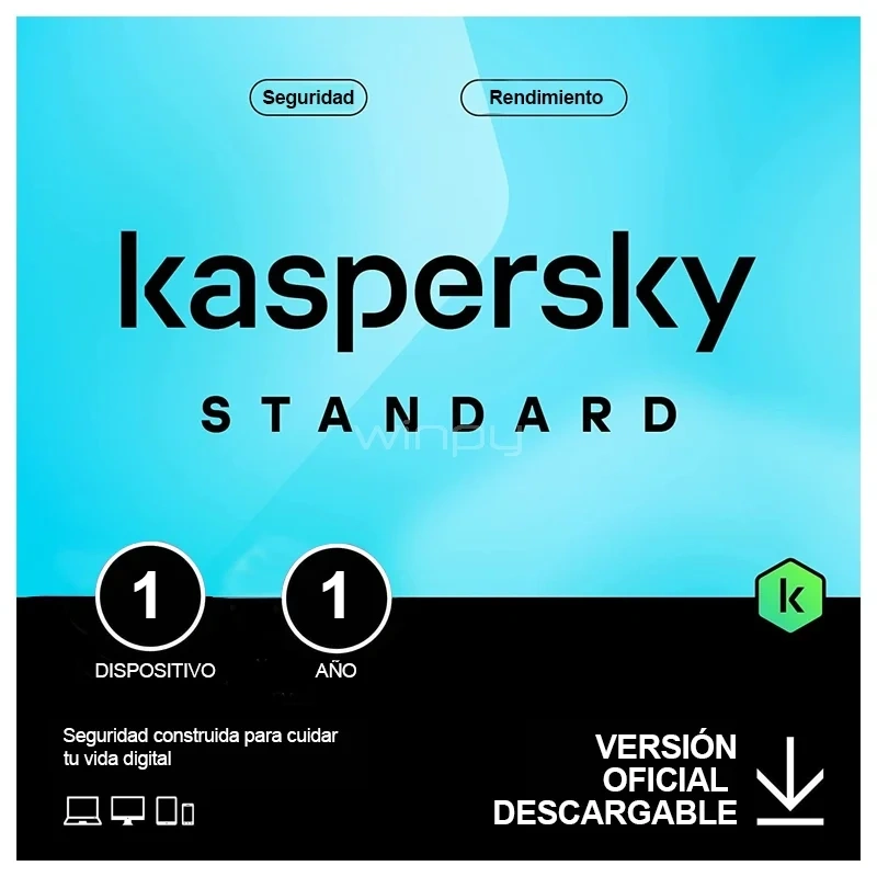 id.072 - Licencia Kaspersky Standard | Proteccion 12 meses | Serial Digital